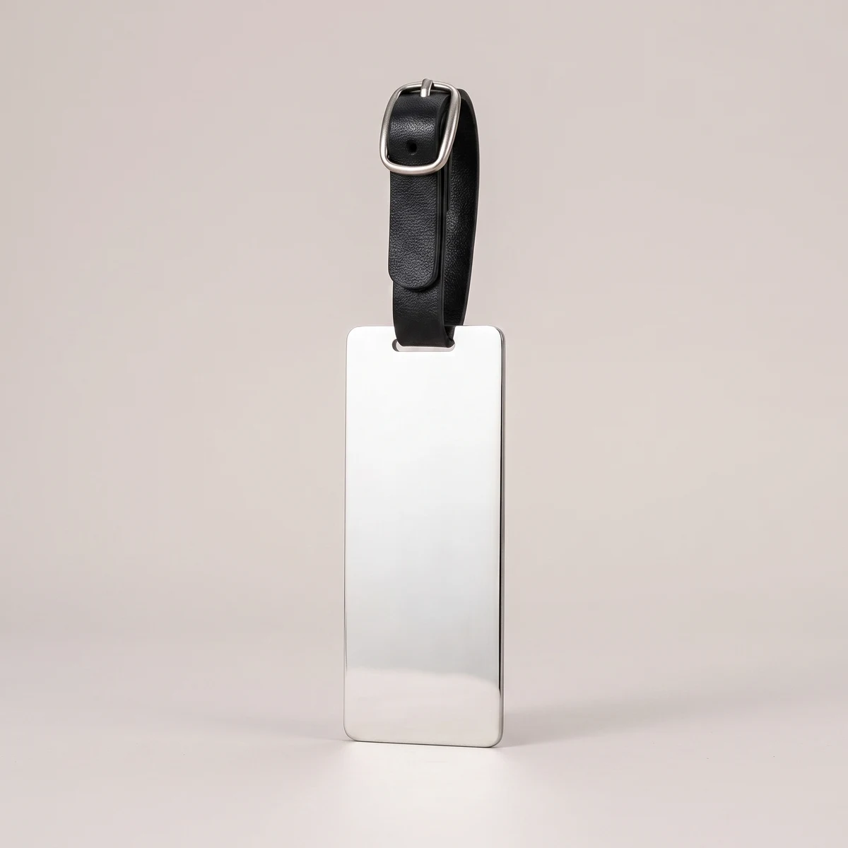 Steel luggage tag