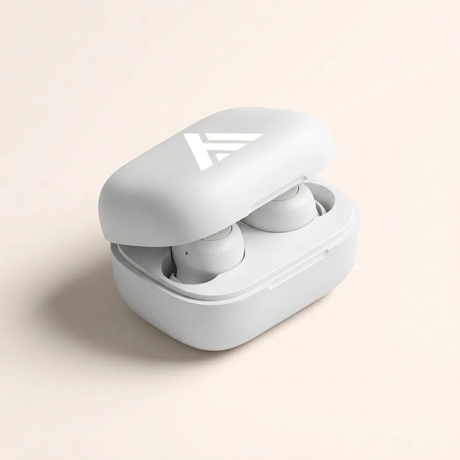 UV-printed Bluetooth earbuds