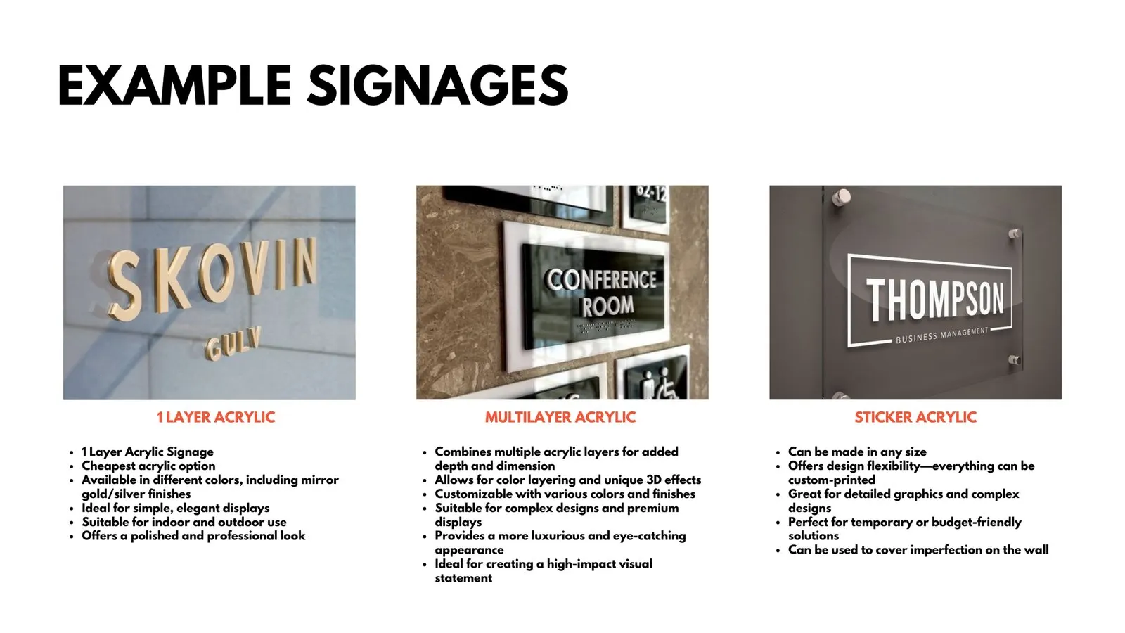 Your Guide to Custom Signages — photo 3