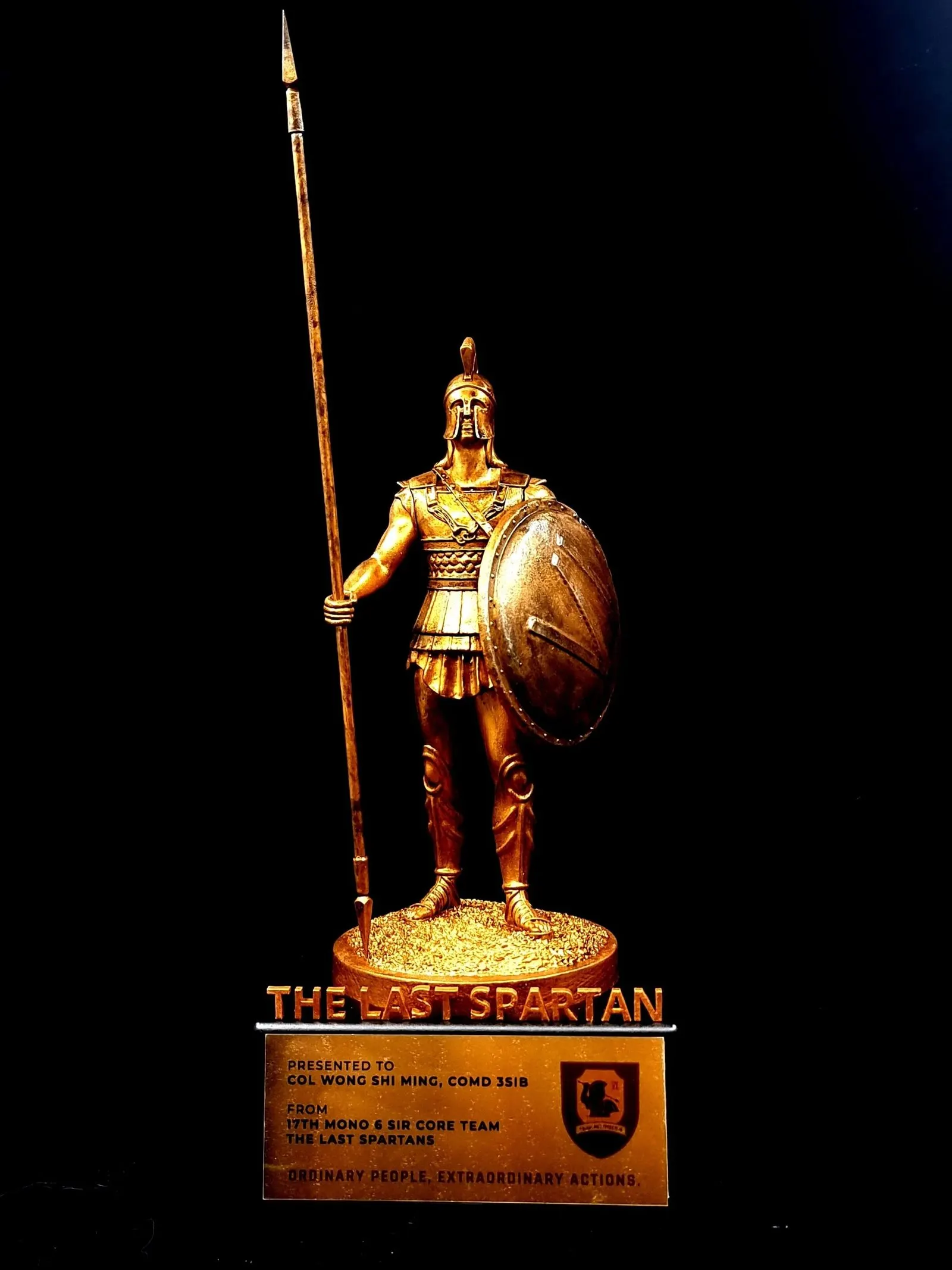 Spartan Statue Award — photo 6
