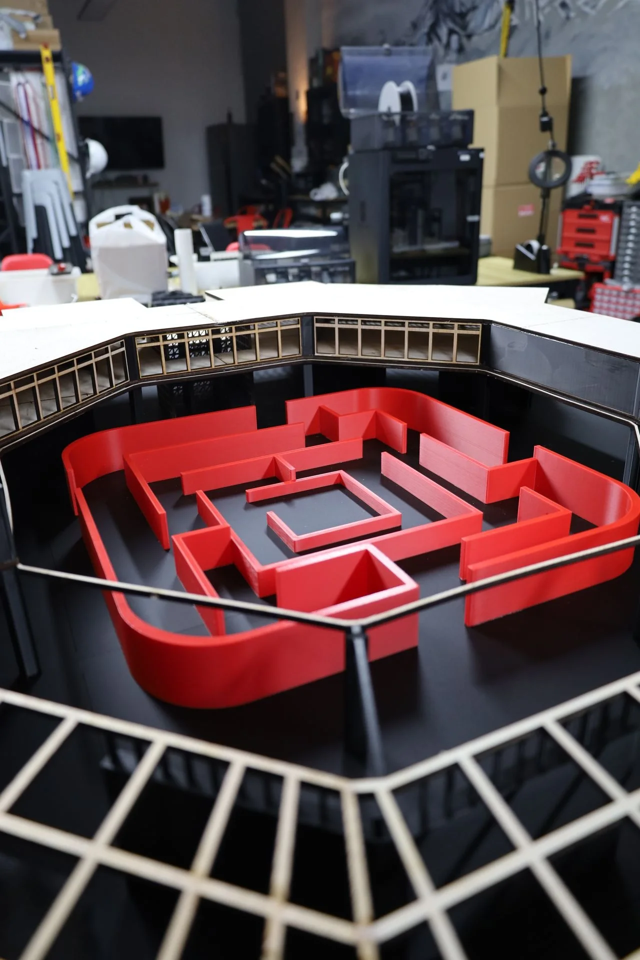 Faceted Laser-Cut Building Model photo 2