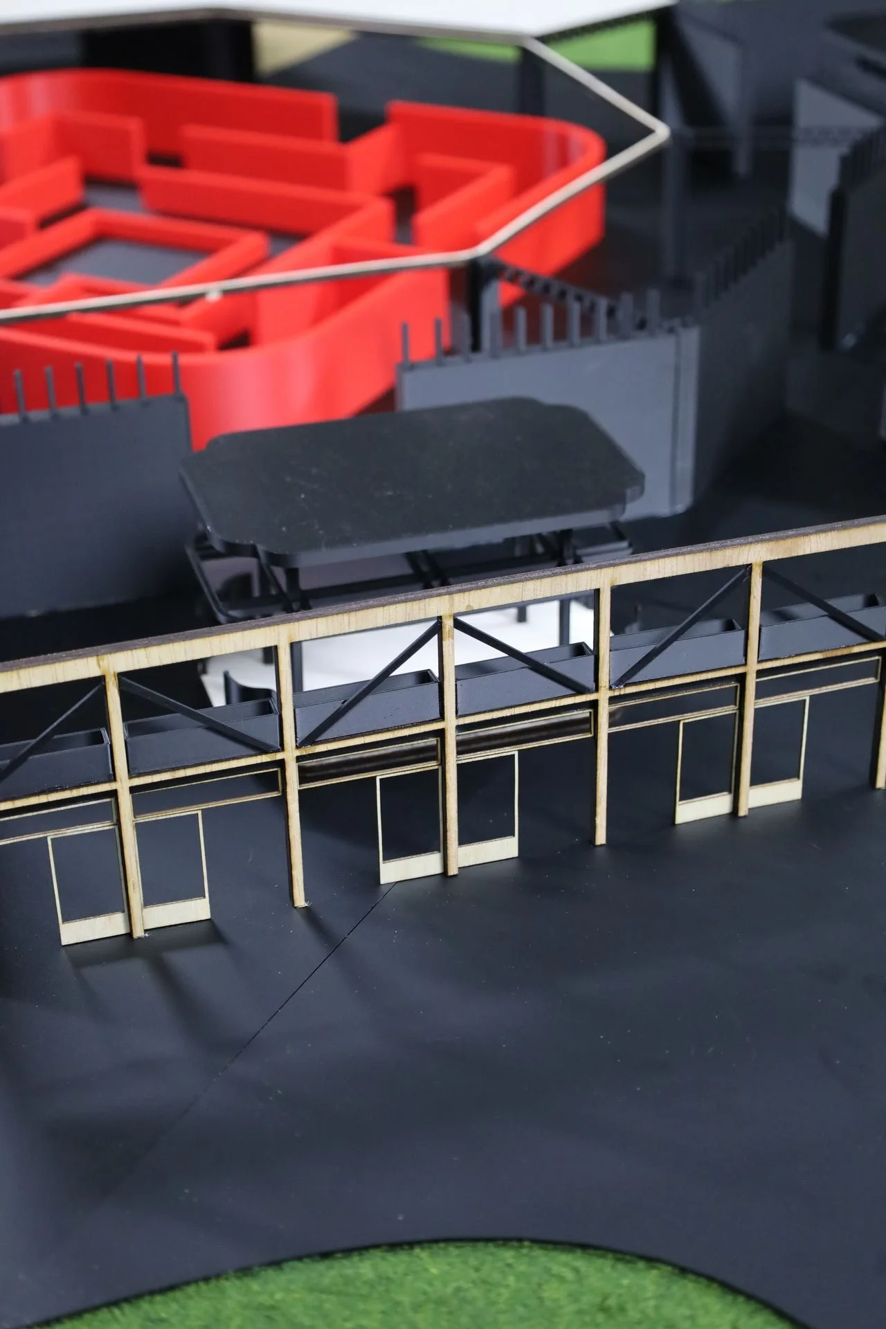 Faceted Laser-Cut Building Model photo 3