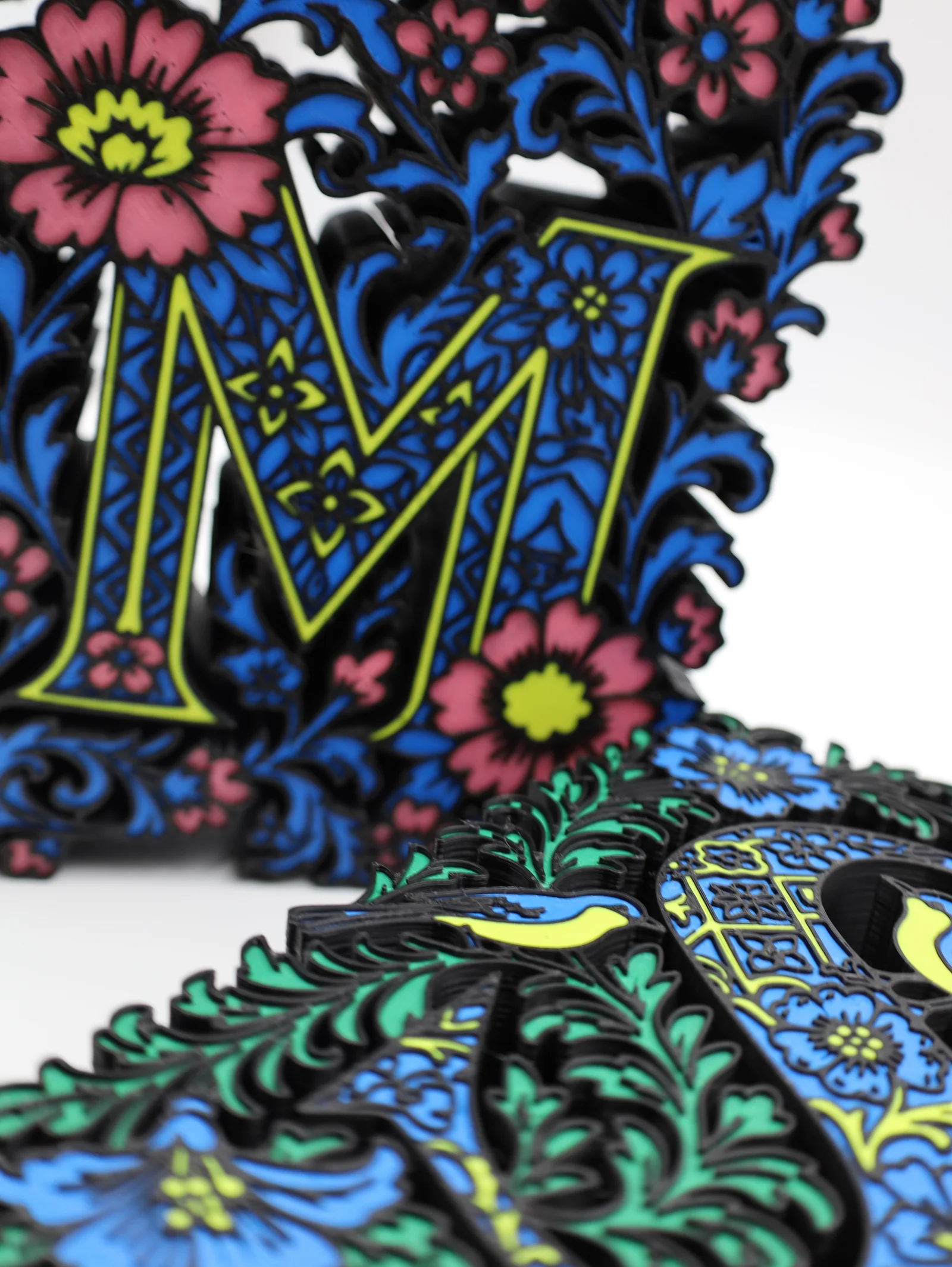 Multicolour 3D-Printed Letters photo 2