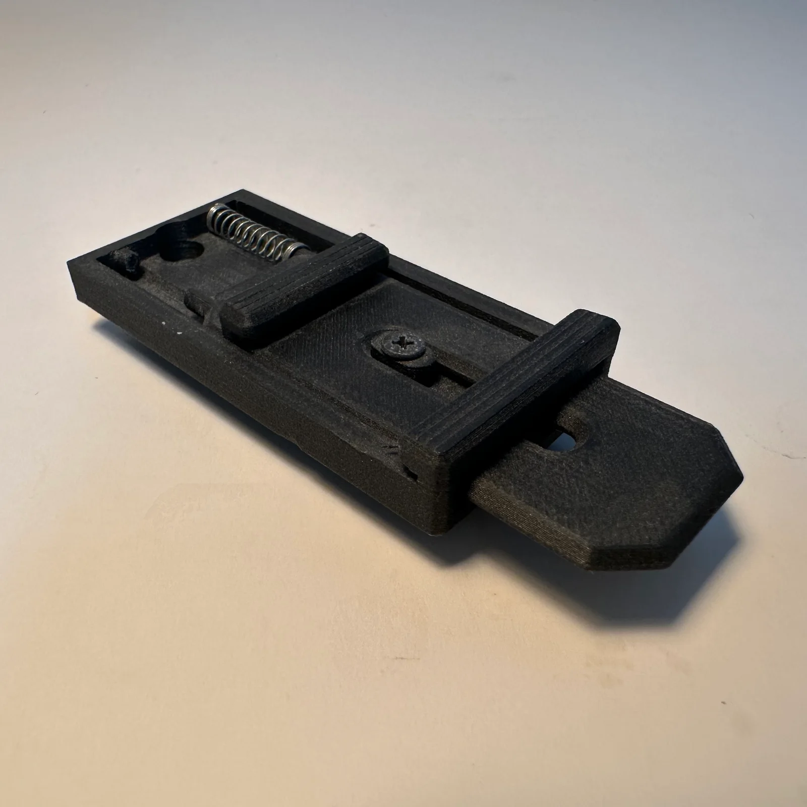 Spring-Loaded Quick-Release Rail