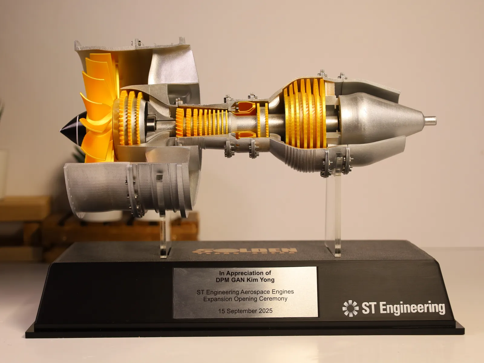 Jet Engine Trophy for ST Engineering
