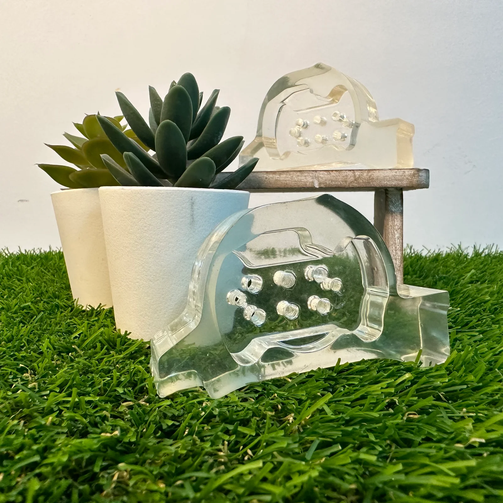 Transparent Embossed Dome photo 3