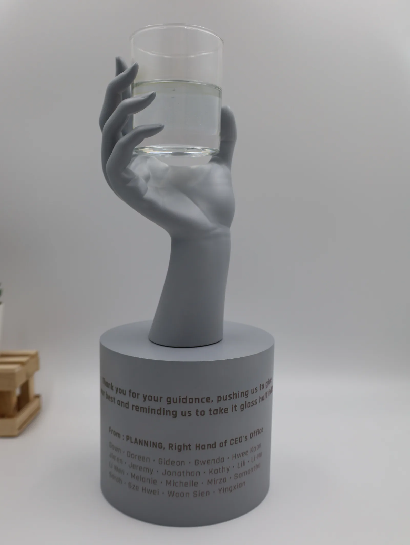 The Cup Half Full: An Appreciation Statement Gift