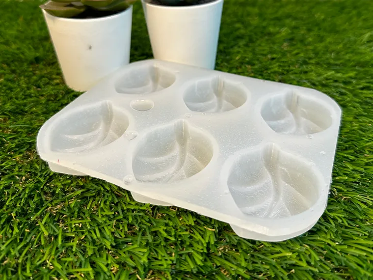 Silicone leaf mold tray