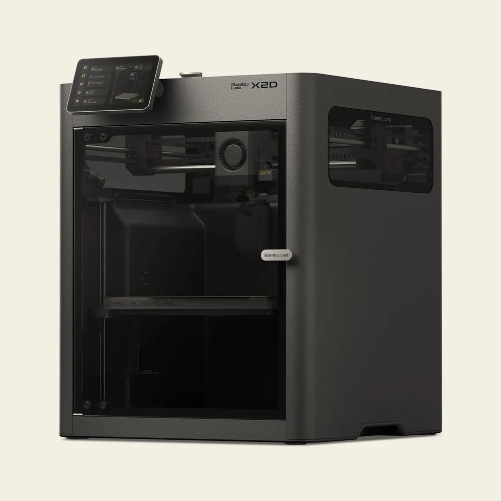 Bambu Lab X2D dual-nozzle 3D printer