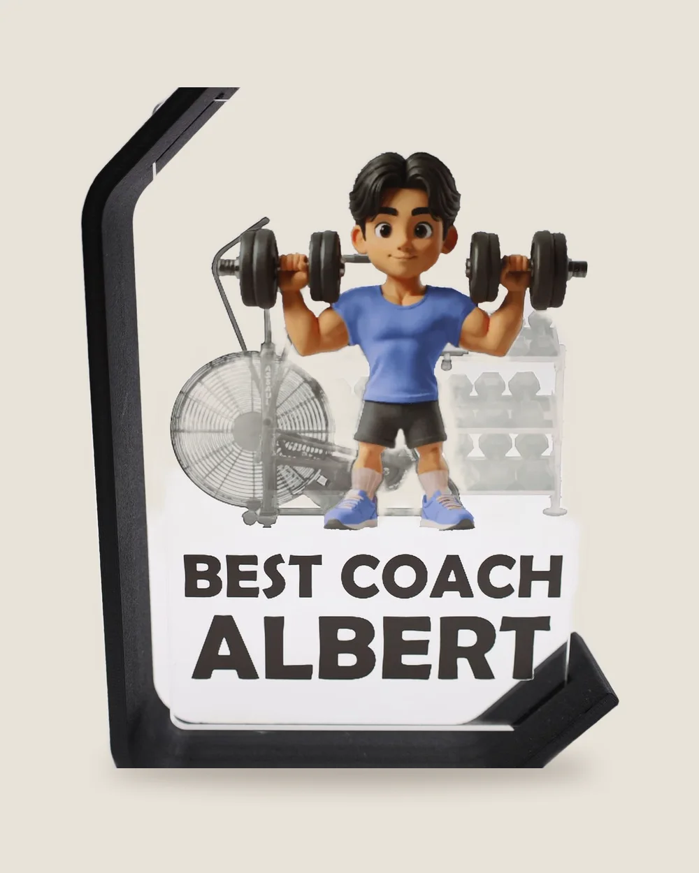 Arc: Clear acrylic plaque